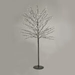 GLOW FLARE 180 ΧΡΙΣΤΟΥΓΕΝΝΙΑΤΙΚΟ ΔΕΝΤΡΟ LED ΥΨΟΣ 180cm 40x40x180 COPPER ΜΑΥΡΟ