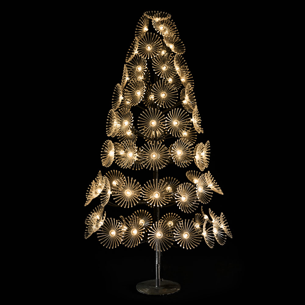 GLOW FLOWER 180 ΧΡΙΣΤΟΥΓΕΝΝΙΑΤΙΚΟ ΔΕΝΤΡΟ LED ΥΨΟΣ 180cm COPPER