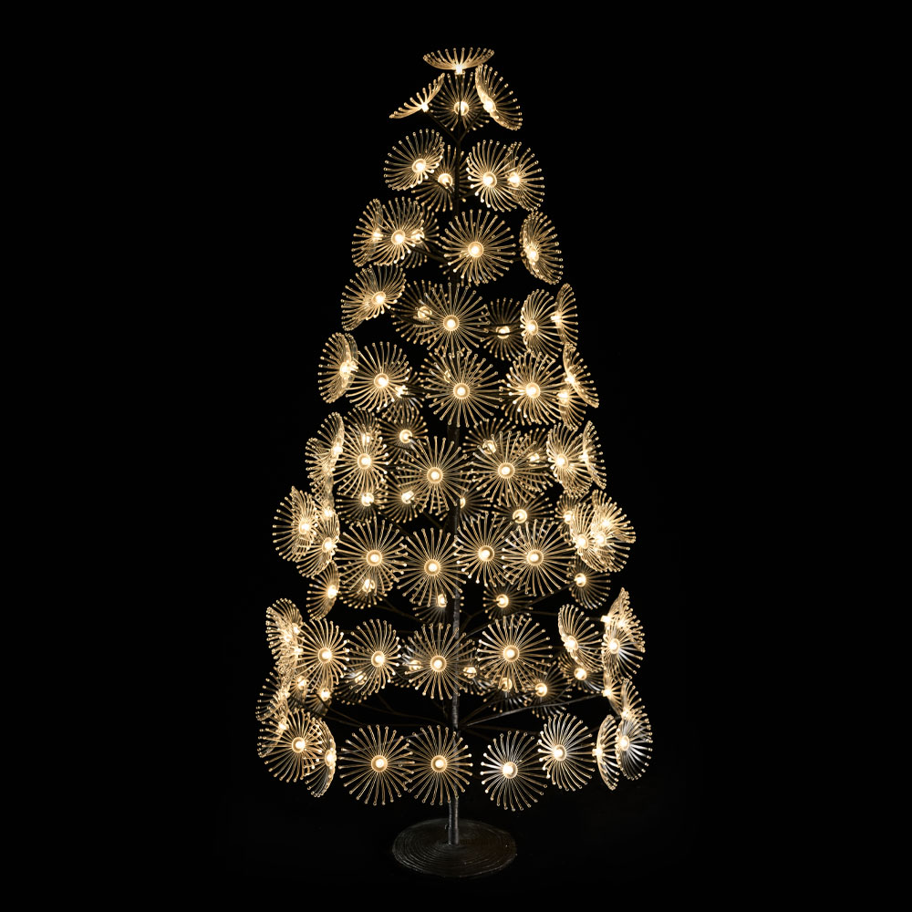 GLOW FLOWER 210 ΧΡΙΣΤΟΥΓΕΝΝΙΑΤΙΚΟ ΔΕΝΤΡΟ LED ΥΨΟΣ 210cm COPPER