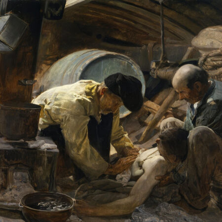 Πινακας σε καμβά JOAQUIN SOROLLA - AND THEY STILL SAY FISH ARE EXPENSIVE - Sorolla Joaquin Sticky 5