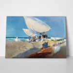 Πινακας σε καμβά JOAQUIN SOROLLA - ARREGLANDO LAS REDES