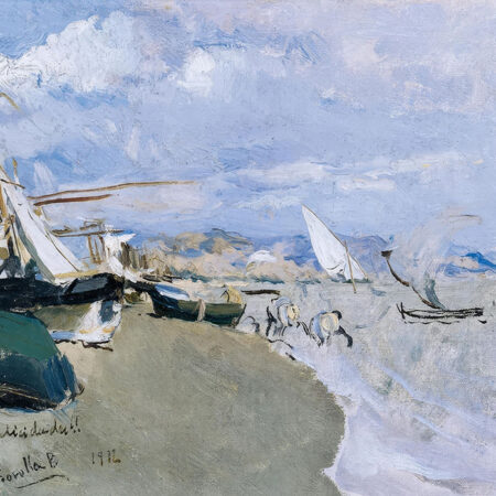 Πινακας σε καμβά JOAQUIN SOROLLA - BARCAS EN LA PLAYA COSTA DE LEVANTE - Sorolla Joaquin Sticky 5