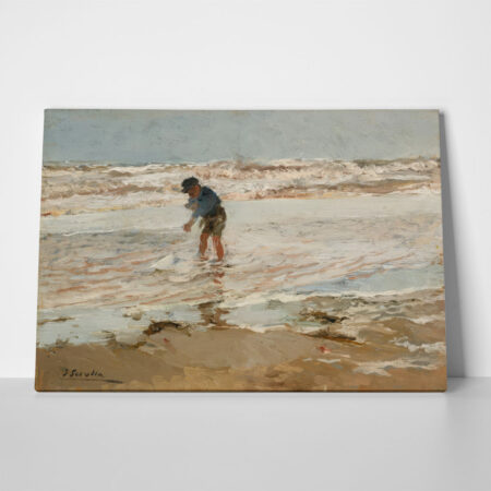 Πινακας σε καμβά JOAQUIN SOROLLA - EL NINO DE LA BARQUITA - Sorolla Joaquin Sticky 1