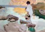 Πινακας σε καμβά JOAQUIN SOROLLA - ELENA AT CALA DE SAN VICENTE