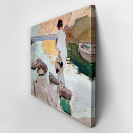 Πινακας σε καμβά JOAQUIN SOROLLA - ELENA AT CALA DE SAN VICENTE - Sorolla Joaquin Sticky 2
