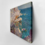 Πινακας σε καμβά JOAQUIN SOROLLA - FELSEN VON JAVEA MIT WEISSEM BOOT