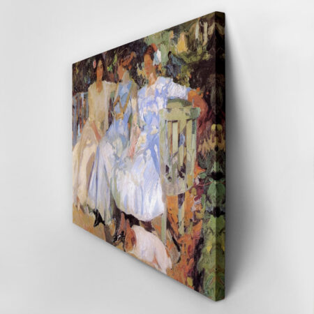 Πινακας σε καμβά JOAQUIN SOROLLA - MY WIFE AND DAUGHTERS IN THE GARDEN - Sorolla Joaquin Sticky 2
