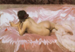 Πινακας σε καμβά JOAQUIN SOROLLA - NAKED WOMAN