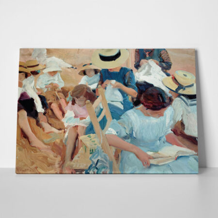 Πινακας σε καμβά JOAQUIN SOROLLA - ON THE SAND