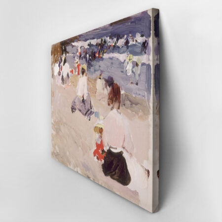 Πινακας σε καμβά JOAQUIN SOROLLA - PEOPLE SITTING ON THE BEACH - Sorolla Joaquin Sticky 2