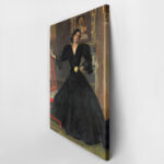 Πινακας σε καμβά JOAQUIN SOROLLA - SENORA DE SOROLLA IN BLACK