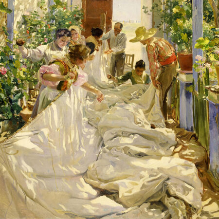 Πινακας σε καμβά JOAQUIN SOROLLA - SEWING THE SAIL - Sorolla Joaquin Sticky 5