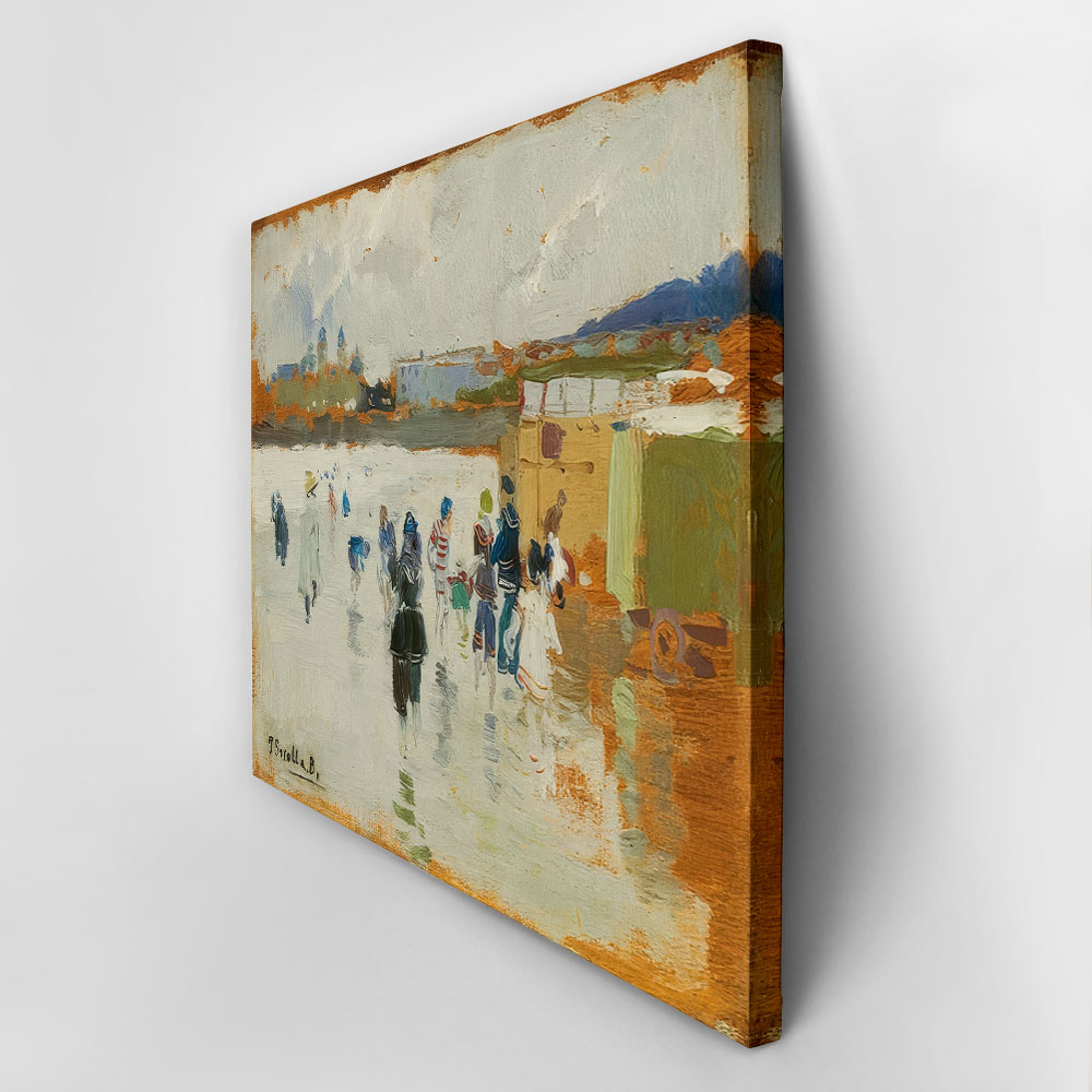 Πινακας σε καμβά JOAQUIN SOROLLA - THE BEACH OF LA CONCHA