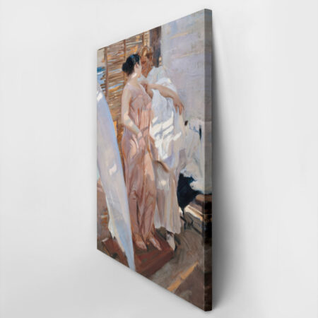 Πινακας σε καμβά JOAQUIN SOROLLA - THE PINK ROBE AFTER THE BATH - Sorolla Joaquin Sticky 2