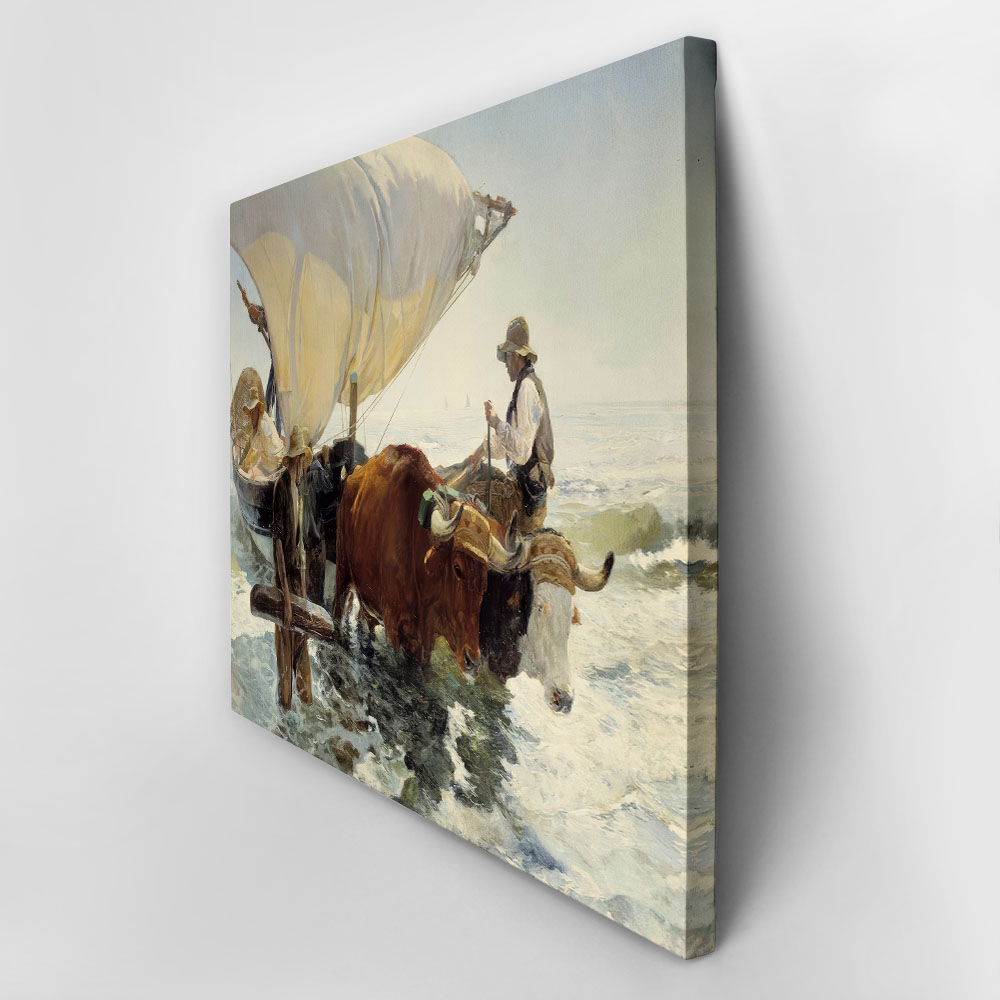 Πινακας σε καμβά JOAQUIN SOROLLA - THE RETURN FROM FISHING