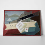Πινακας σε καμβά JUAN GRIS - A GUITAR FACING THE SEA