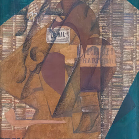 Πινακας σε καμβά JUAN GRIS - BOTTLE OF RUM AND NEWSPAPER - Juan Gris Sticky 5