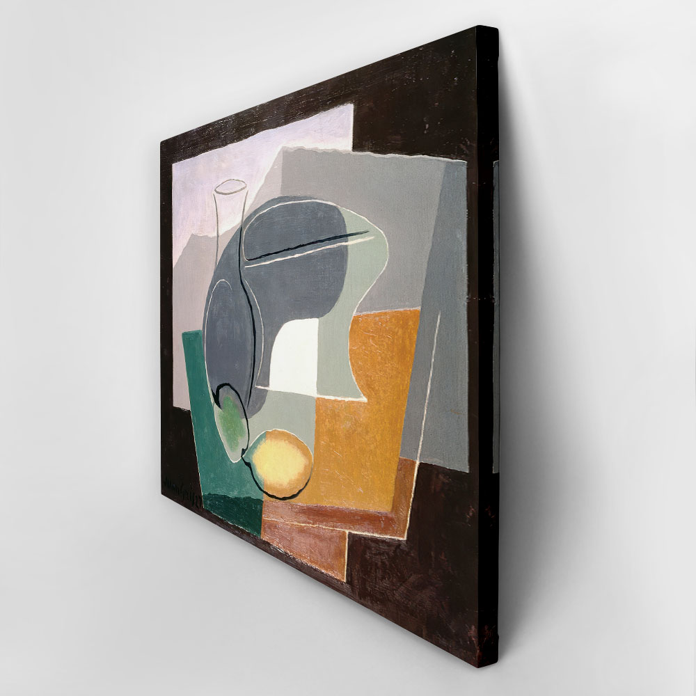 Πινακας σε καμβά JUAN GRIS - FRUITDISH AND CARAFE