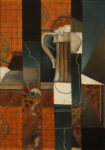 Πινακας σε καμβά JUAN GRIS - GLASS OF BEER AND PLAYING CARDS