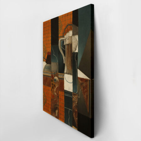 Πινακας σε καμβά JUAN GRIS - GLASS OF BEER AND PLAYING CARDS - Juan Gris Sticky 2