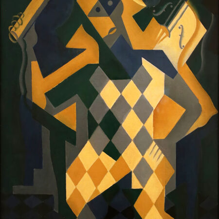 Πινακας σε καμβά JUAN GRIS - HARLEQUIN WITH VIOLIN - Juan Gris Sticky 5