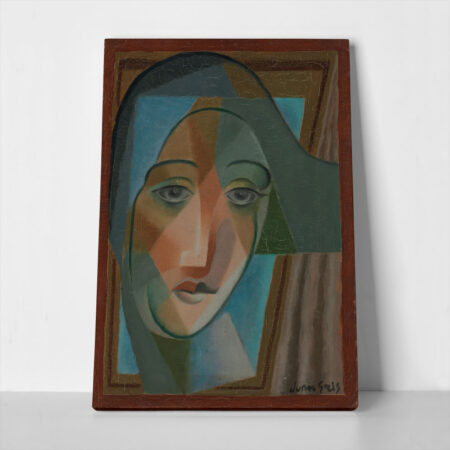 Πινακας σε καμβά JUAN GRIS - HEAD OF A HARLEQUIN