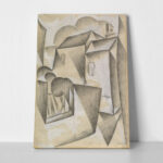 Πινακας σε καμβά JUAN GRIS - HOUSES IN PARIS PLACE RAVIGNAN