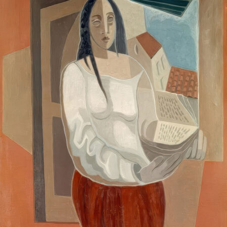 Πινακας σε καμβά JUAN GRIS - LA FEMME AU LIVRE - Juan Gris Sticky 5