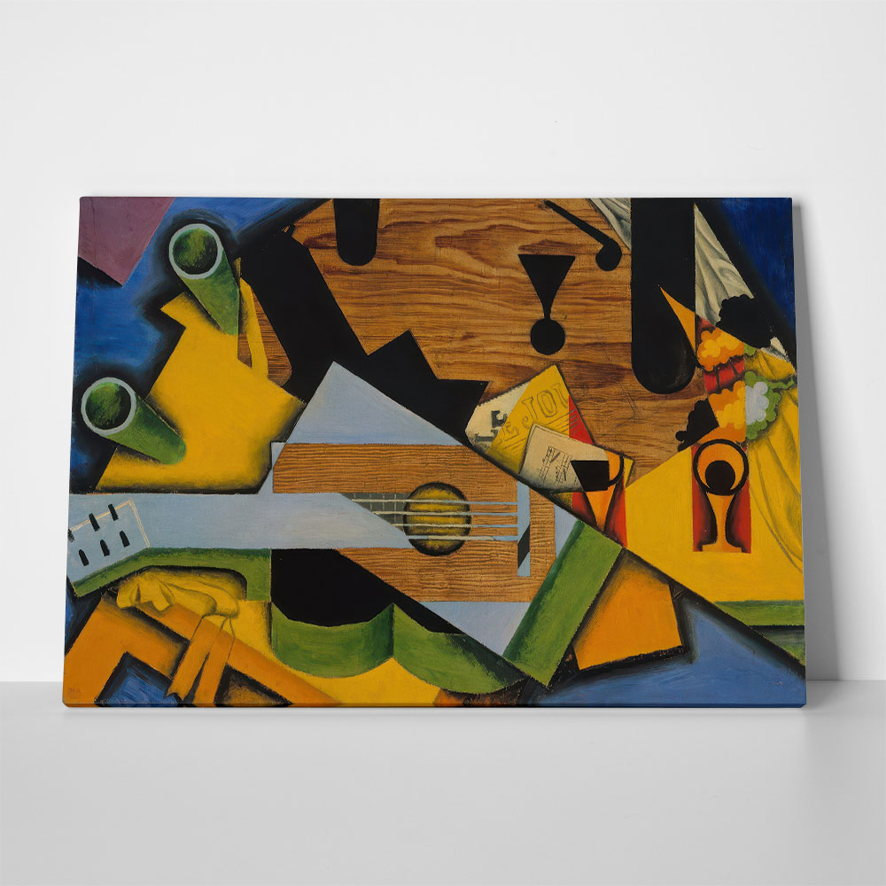 Πινακας σε καμβά JUAN GRIS - STILL LIFE WITH A GUITAR