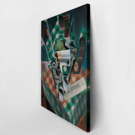 Πινακας σε καμβά JUAN GRIS - STILL LIFE WITH CHECKED TABLECLOTH - Juan Gris Sticky 2