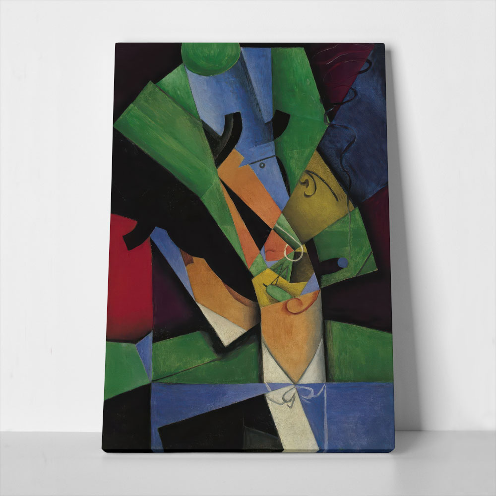 Πινακας σε καμβά JUAN GRIS - THE SMOKER FRANK HAVILAND