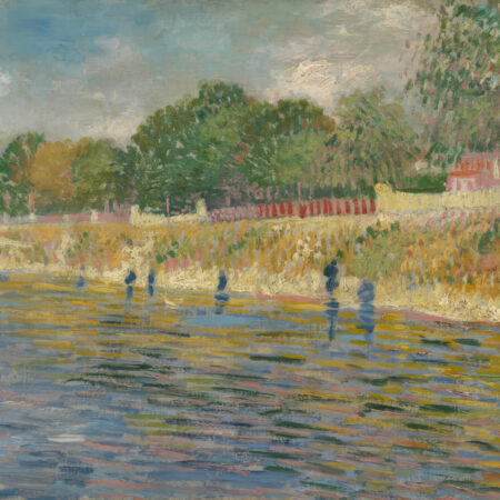 Πινακας σε καμβά VAN GOGH - BANK OF THE SEINE - Vincent Van Gogh Sticky 5