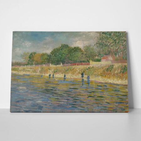 Πινακας σε καμβά VAN GOGH - BANK OF THE SEINE - Vincent Van Gogh