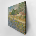 Πινακας σε καμβά VAN GOGH - BANK OF THE SEINE