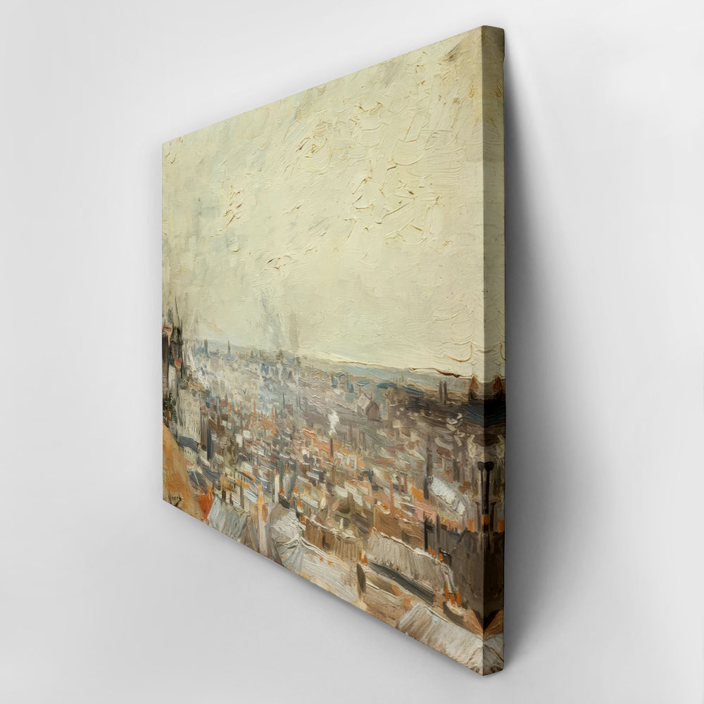 Πινακας σε καμβά VAN GOGH - BLICK AUF PARIS VOM MONTMARTRE