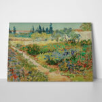 Πινακας σε καμβά VAN GOGH - BLUEHENDER GARTEN MIT PFAD