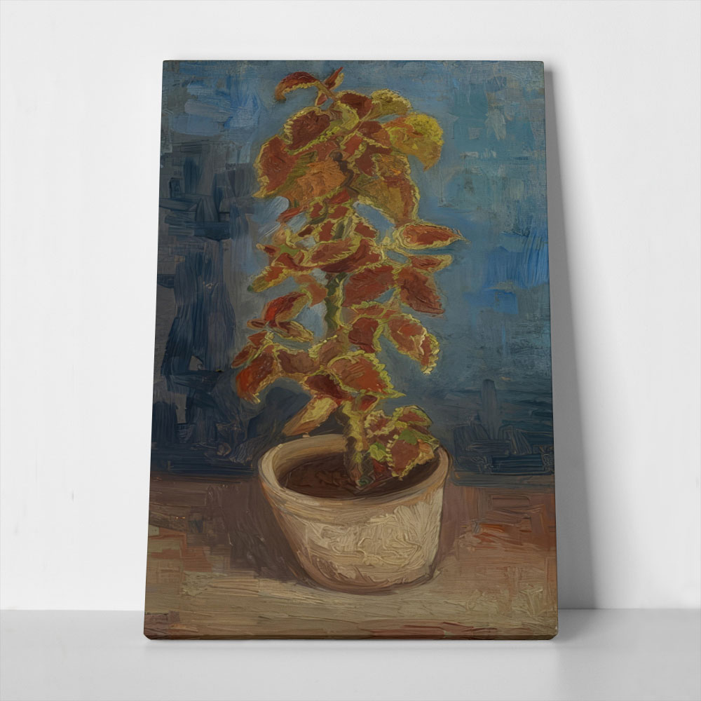 Πινακας σε καμβά VAN GOGH - BLUMENTOPF MIT BUNTNESSEL