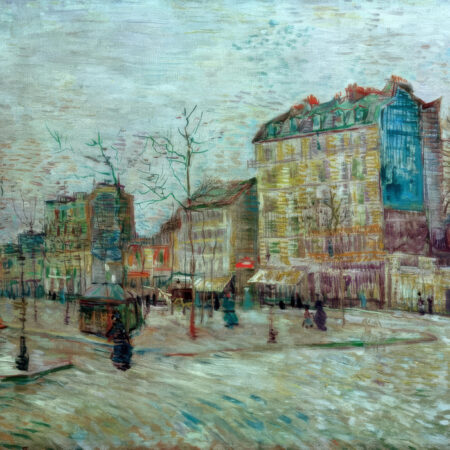 Πινακας σε καμβά VAN GOGH - BOULEVARD DE CLICHY - Vincent Van Gogh Sticky 5