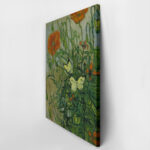 Πινακας σε καμβά VAN GOGH - BUTTERFLIES AND POPPIES