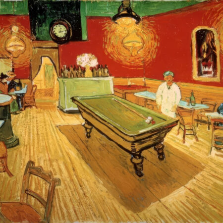 Πινακας σε καμβά VAN GOGH - DAS NACHTCAF AN DER PLACE LAMARTINE IN ARLES - Vincent Van Gogh Sticky 5
