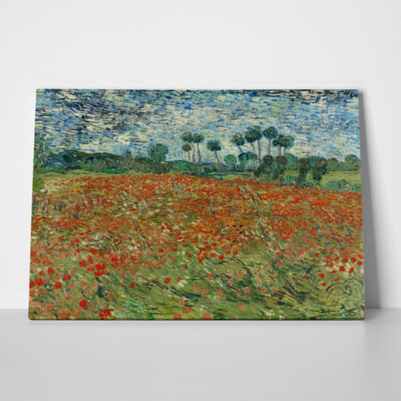 Πινακας σε καμβά VAN GOGH - FIELD OF POPPIES 1980 - Vincent Van Gogh Sticky 1