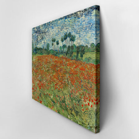 Πινακας σε καμβά VAN GOGH - FIELD OF POPPIES 1980 - Vincent Van Gogh Sticky 4