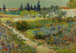 Πινακας σε καμβά VAN GOGH - GARDEN AT ARLES