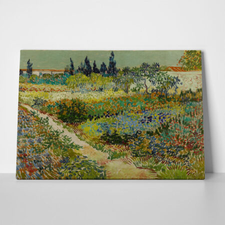 Πινακας σε καμβά VAN GOGH - GARDEN AT ARLES - Vincent Van Gogh