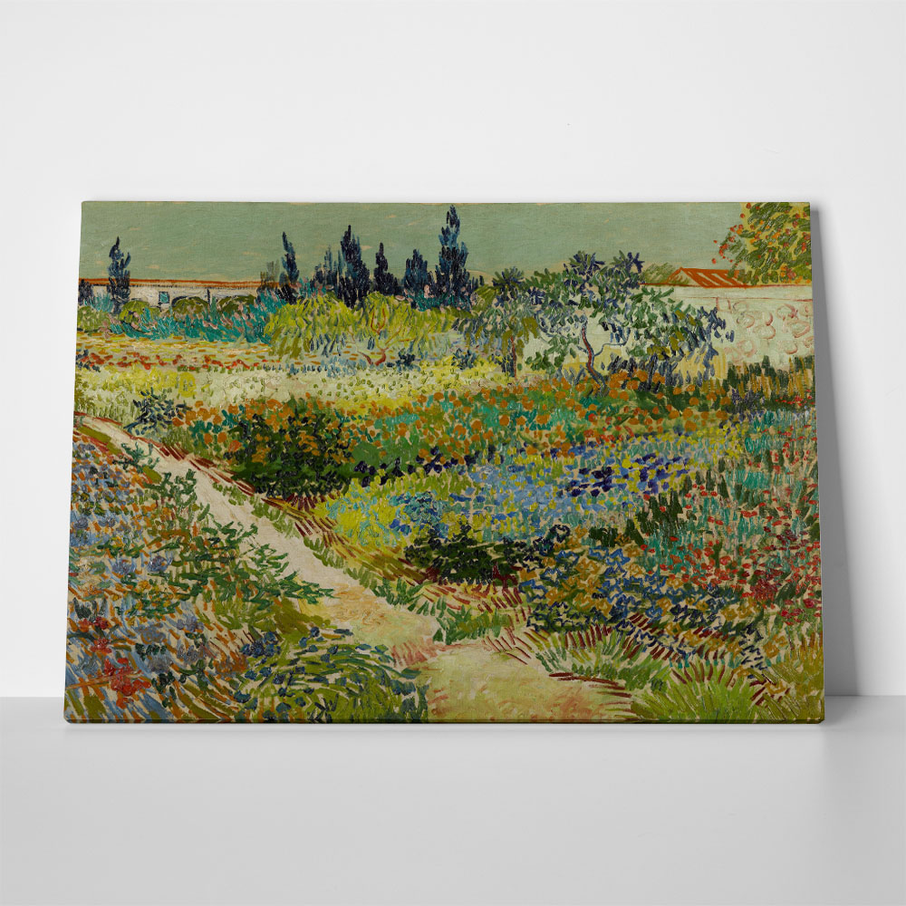 Πινακας σε καμβά VAN GOGH - GARDEN AT ARLES