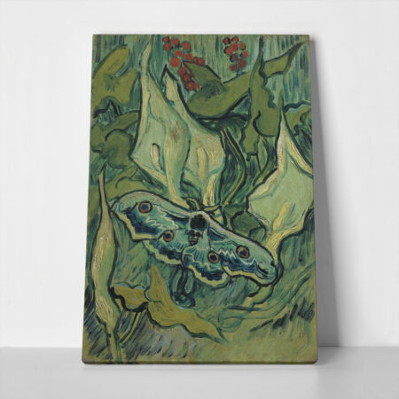 Πινακας σε καμβά VAN GOGH - GIANT PEACOCK MOTH