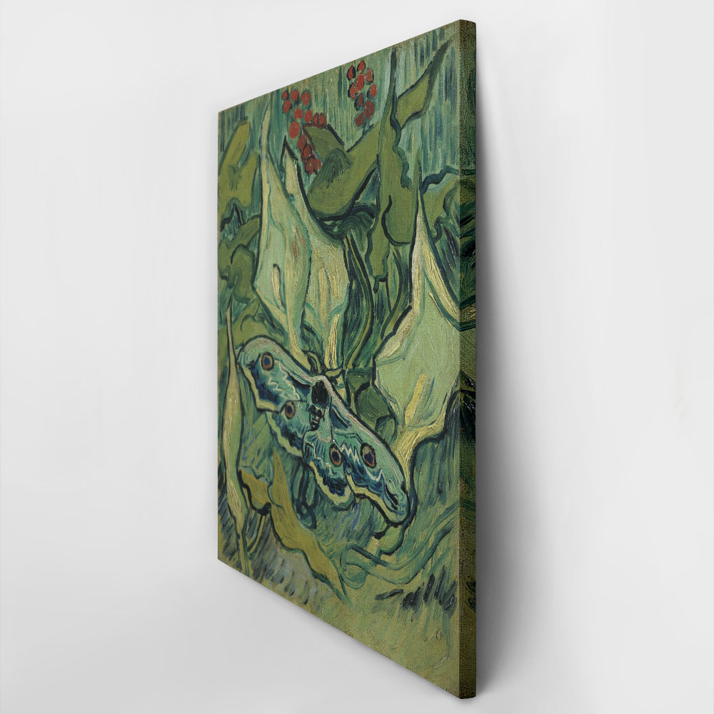 Πινακας σε καμβά VAN GOGH - GIANT PEACOCK MOTH