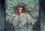 Πινακας σε καμβά VAN GOGH - HEAD OF AN ANGEL AFTER REMBRANDT