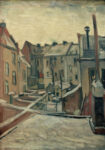 Πινακας σε καμβά VAN GOGH - HINTERHUEFE IN ANTWERPEN