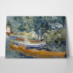 Πινακας σε καμβά VAN GOGH - LA RIVE D'AUVERS SUR OISE